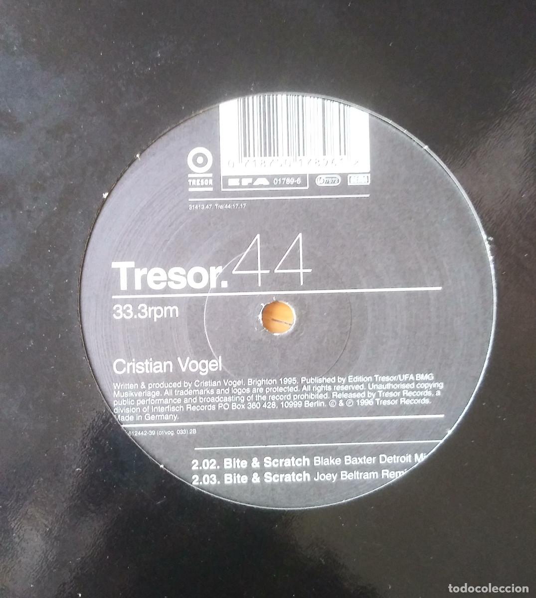 Discos de vinilo: CRISTIAN VOGEL : &rdquo;BITE & SCRATCH&rdquo; MAXI-SINGLE VINILO 1996- TECHNO - Foto 2