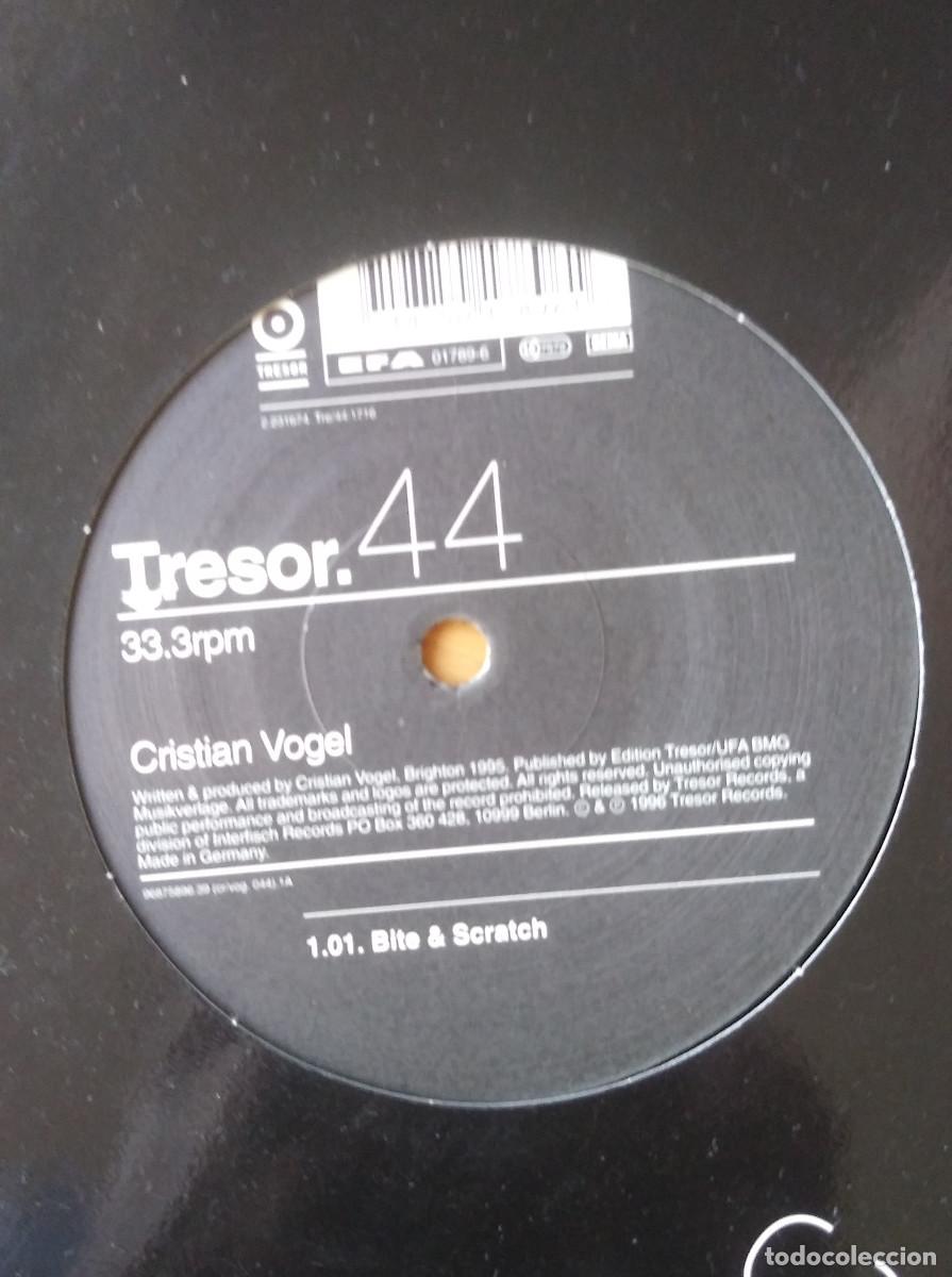 Discos de vinilo: CRISTIAN VOGEL : &rdquo;BITE & SCRATCH&rdquo; MAXI-SINGLE VINILO 1996- TECHNO - Foto 3