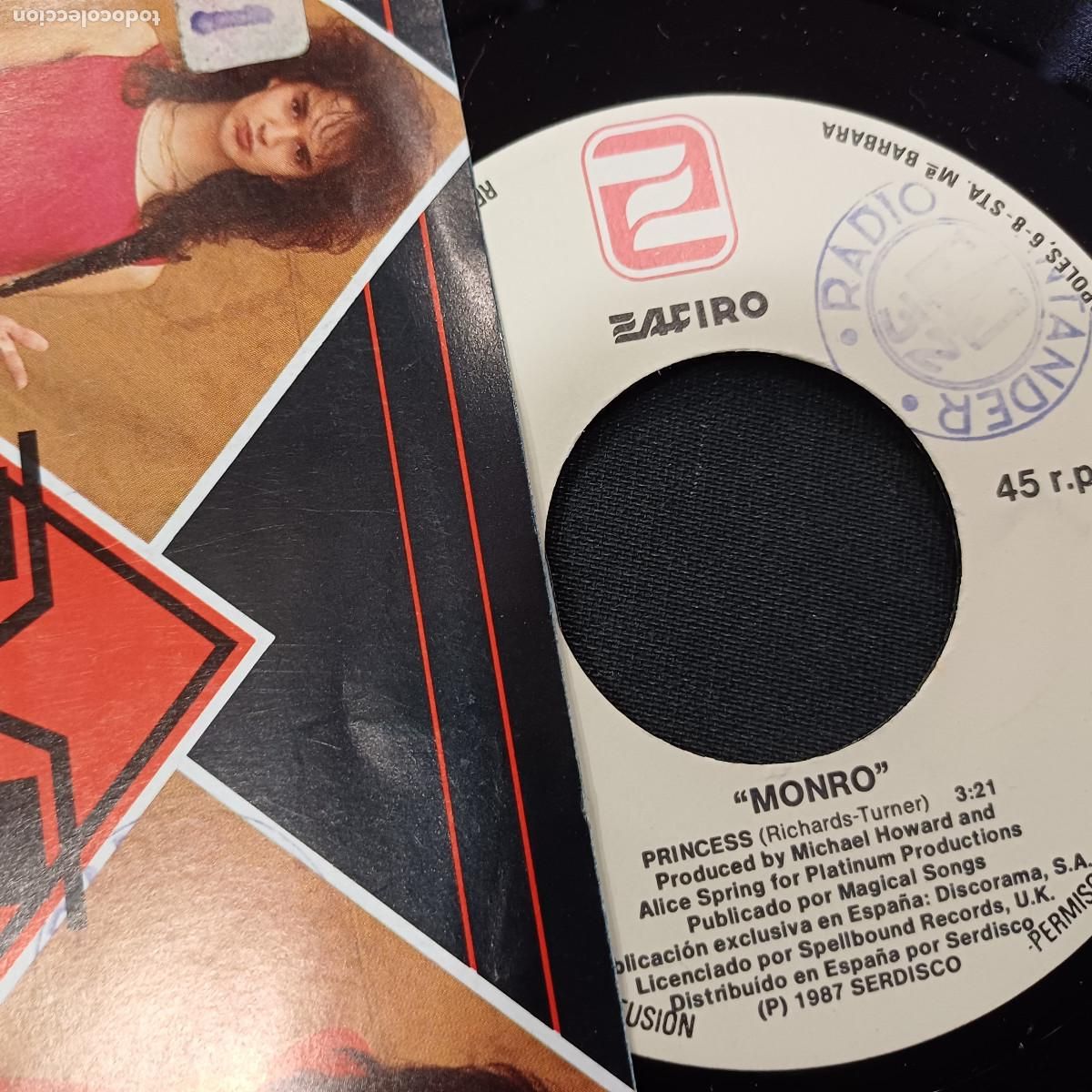 Discos de vinilo: MONRO/SOME GIRLS/SINGLE PROMOCIONAL. - Foto 2