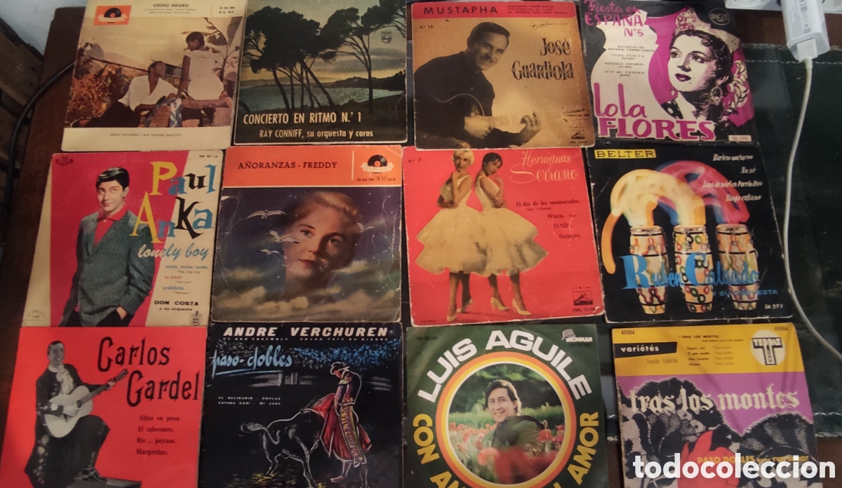 Discos de vinilo: Lote 12 singles antiguos,L17 - Foto 1