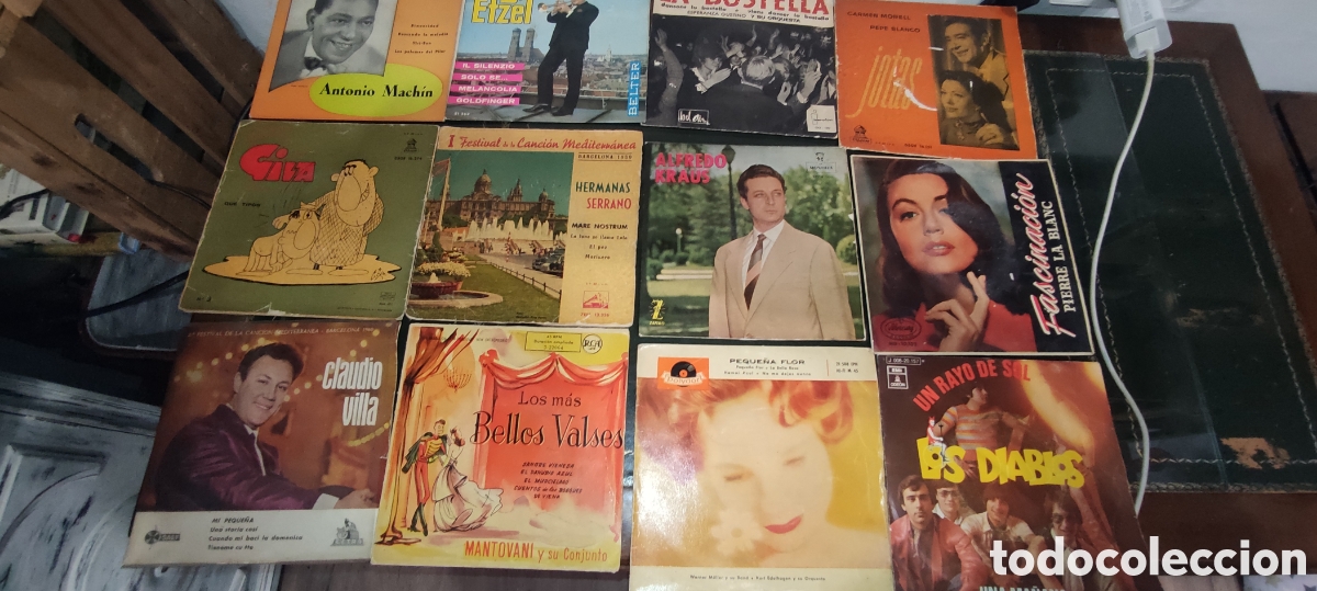Discos de vinilo: Lote 12 singles antiguos,L18 - Foto 2