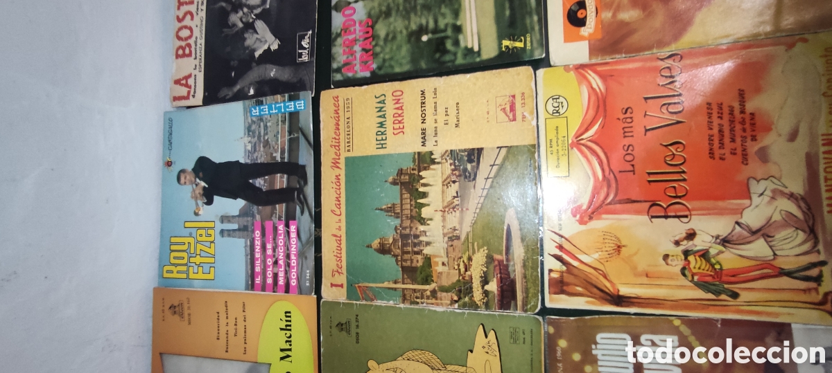 Discos de vinilo: Lote 12 singles antiguos,L18 - Foto 5