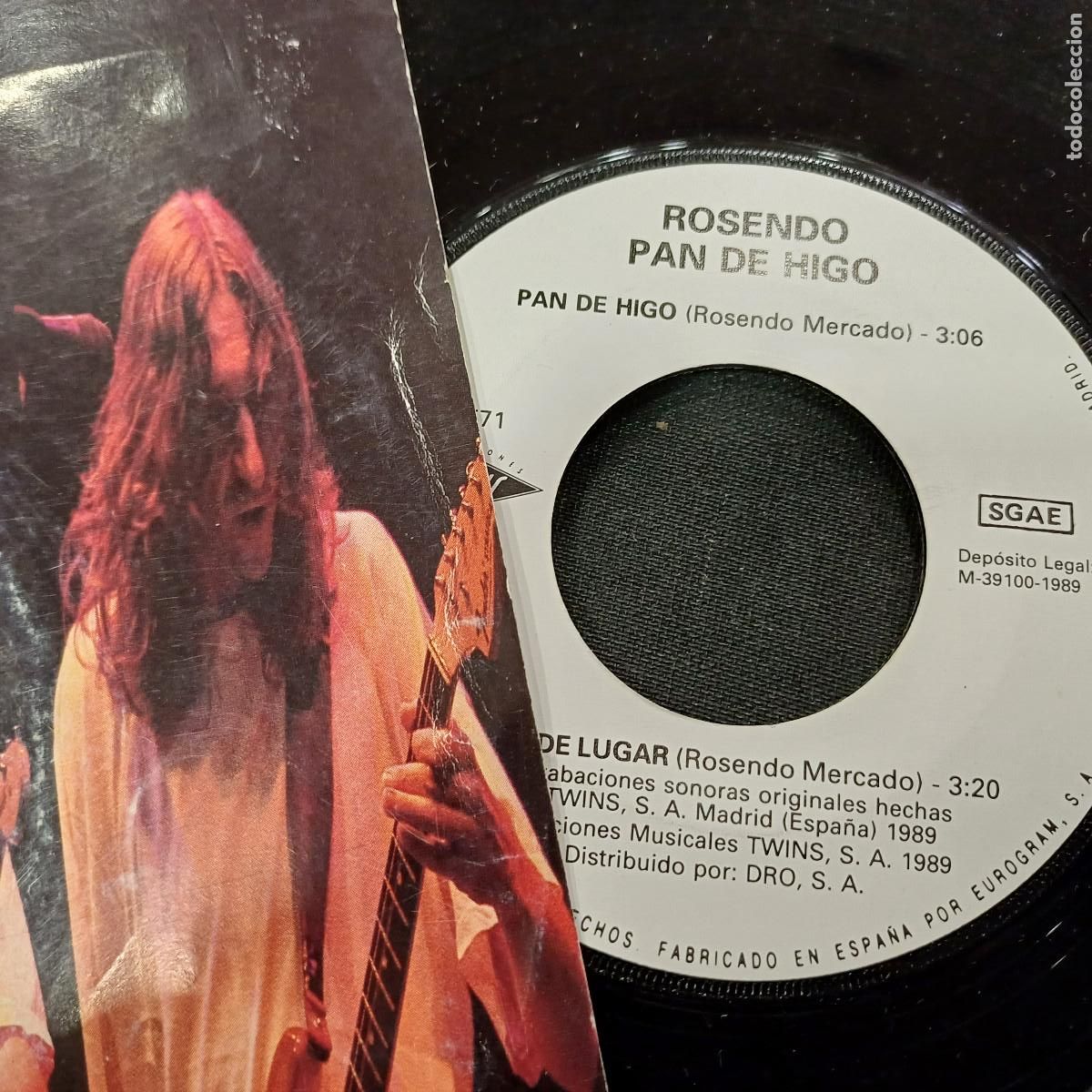 Discos de vinilo: ROSENDO/PAN DE HIGO/SINGLE. - Foto 2