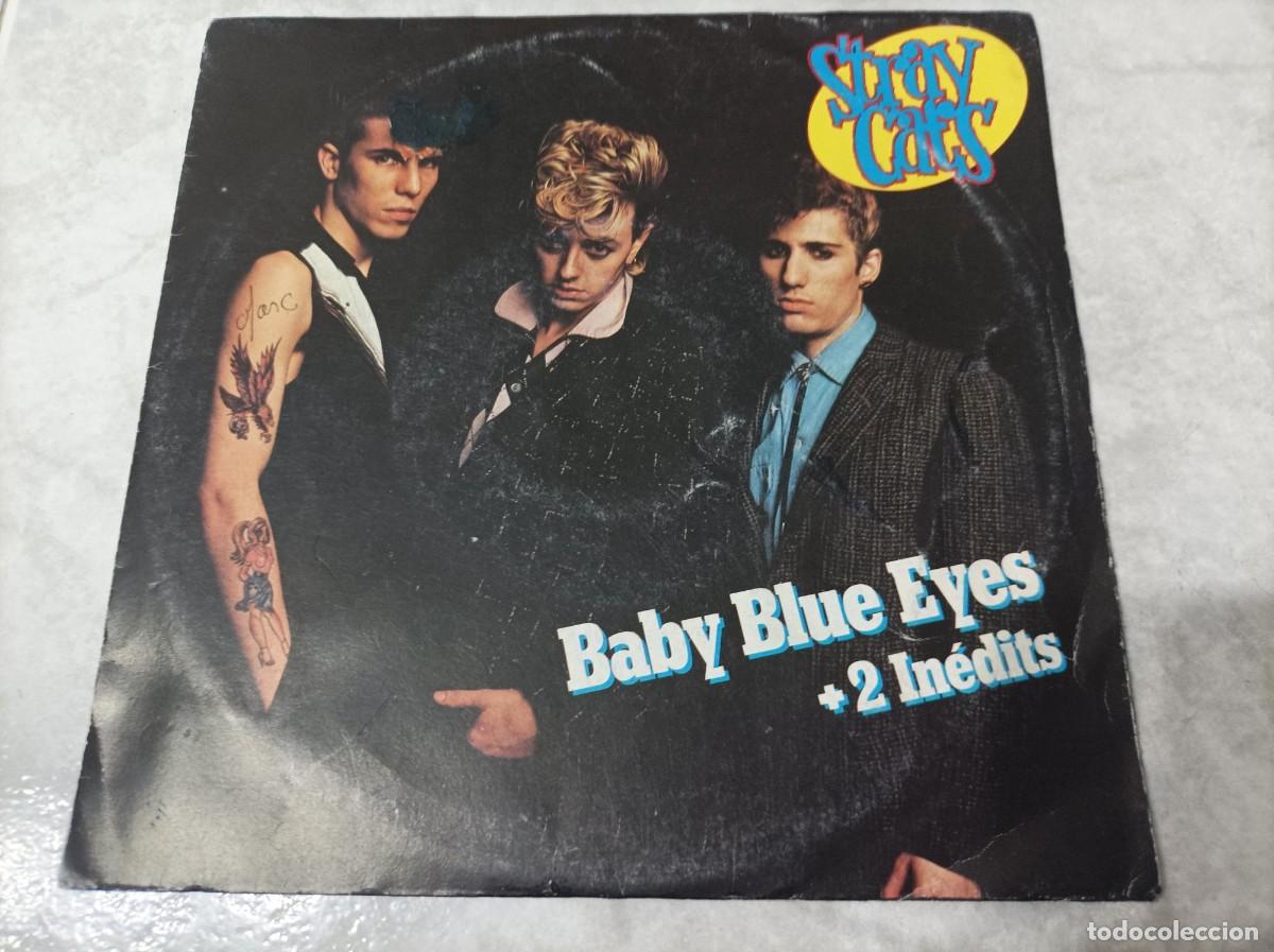 Discos de vinilo: Stray Cats single baby blue eyes - Foto 1