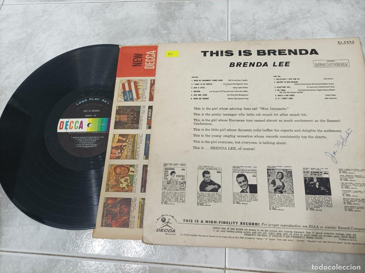 Discos de vinilo: Brenda Lee lp original americano - Foto 2