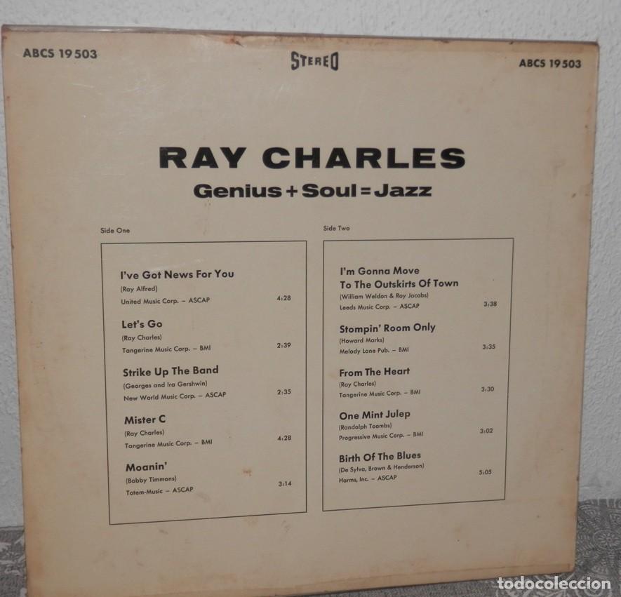 Discos de vinilo: DISCO LP DE VINILLO DE RAY CHARLES - Foto 2
