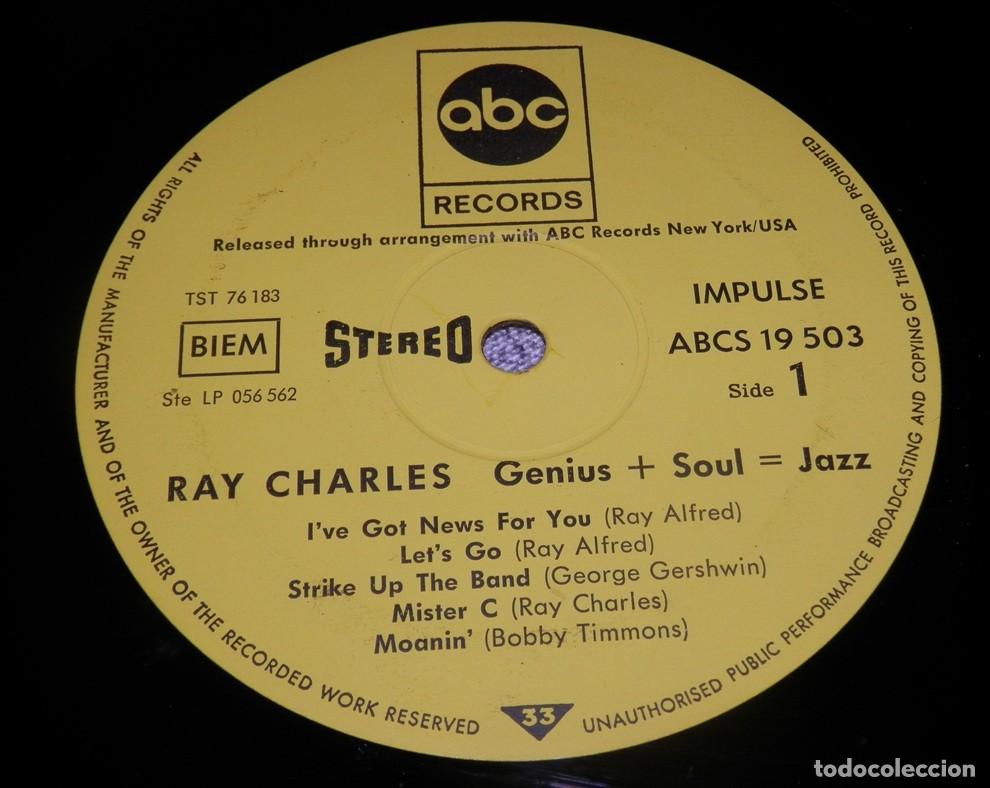 Discos de vinilo: DISCO LP DE VINILLO DE RAY CHARLES - Foto 3