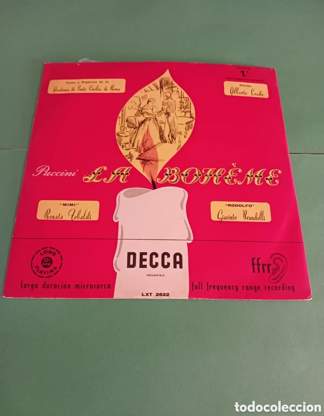 Disques de vinyle: Lp La Boheme PUCCINI. Disco 1