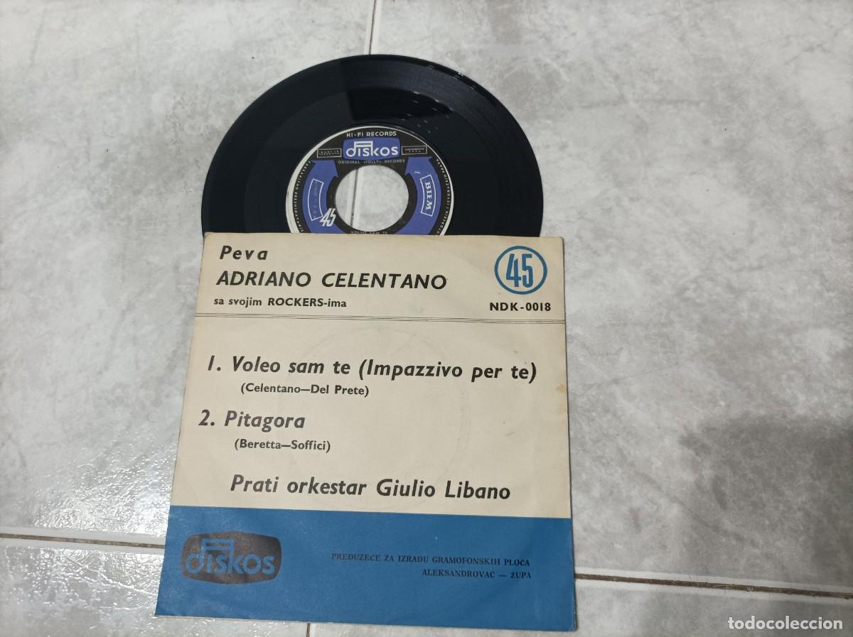 Discos de vinilo: Adriano Celentano single Yugoslavia -muy raro- - Foto 2