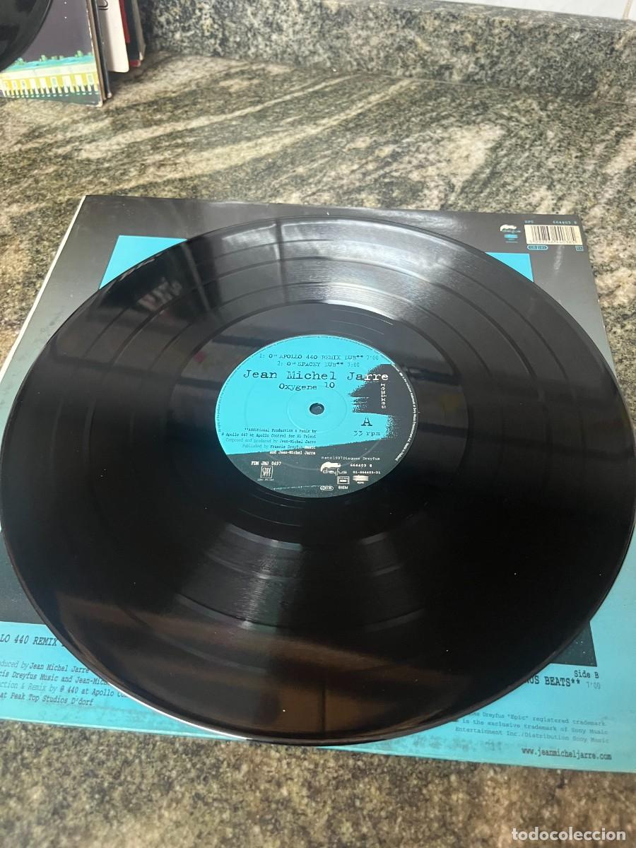 Discos de vinilo: Jean Michel Jarre Oxyg&egrave;ne 10 (Remixes) - Foto 3