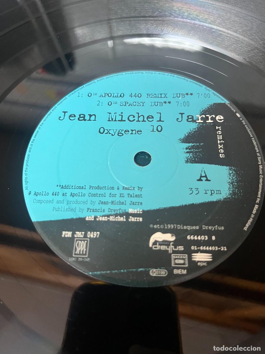 Discos de vinilo: Jean Michel Jarre Oxyg&egrave;ne 10 (Remixes) - Foto 4