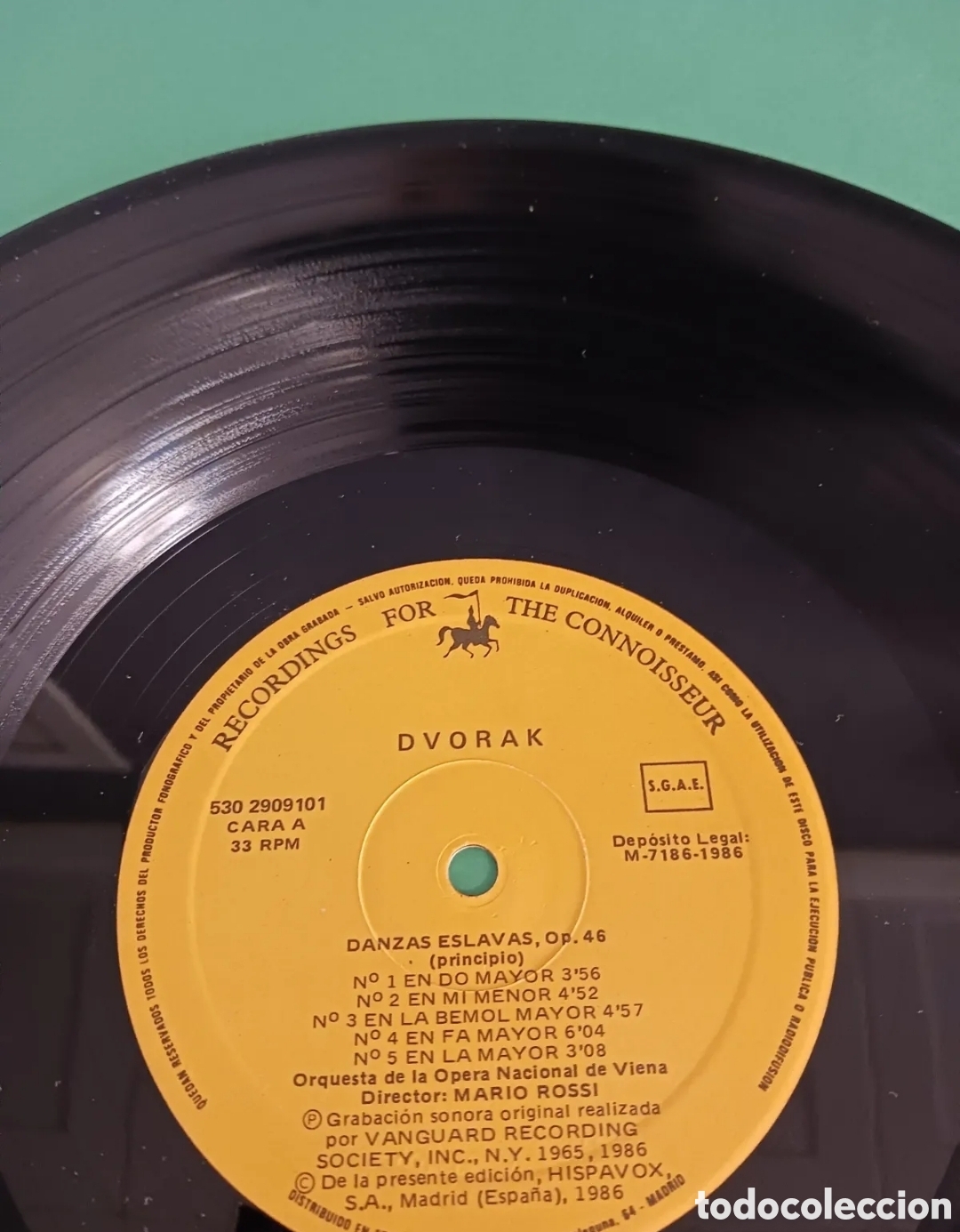 Discos de vinilo: Vinilo DVORAK / Danzas Eslavas - Foto 4