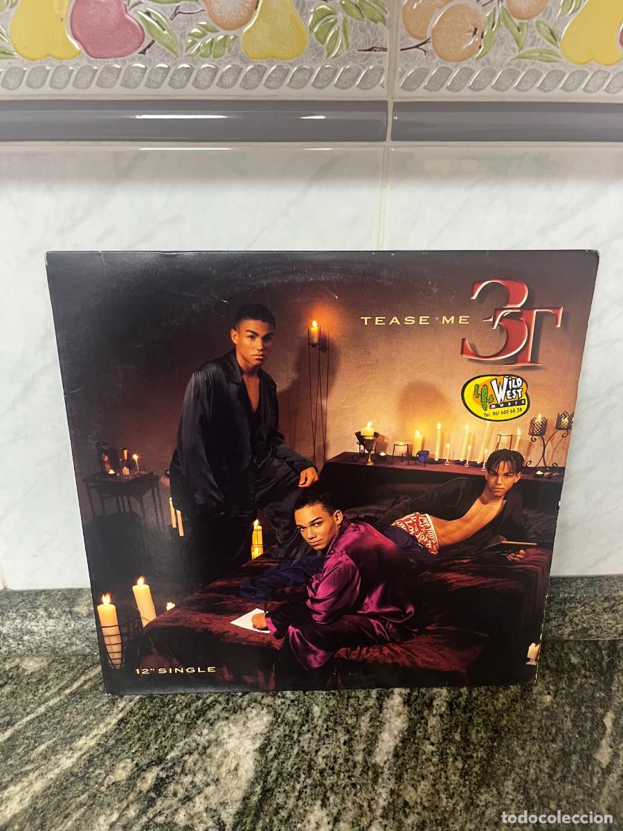 Discos de vinilo: 3T &lrm;&ndash; Tease Me maxi .. - Foto 1