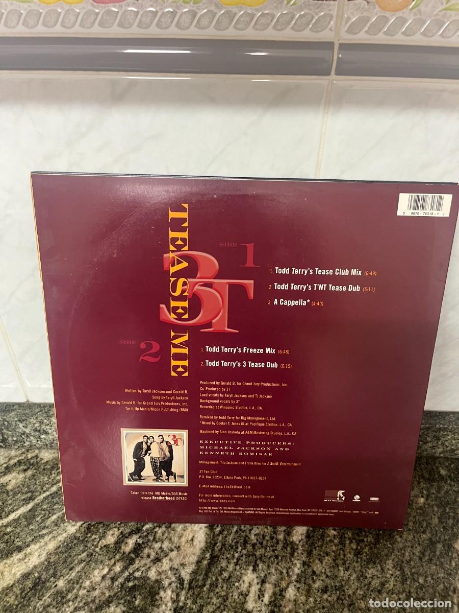 Discos de vinilo: 3T &lrm;&ndash; Tease Me maxi .. - Foto 2