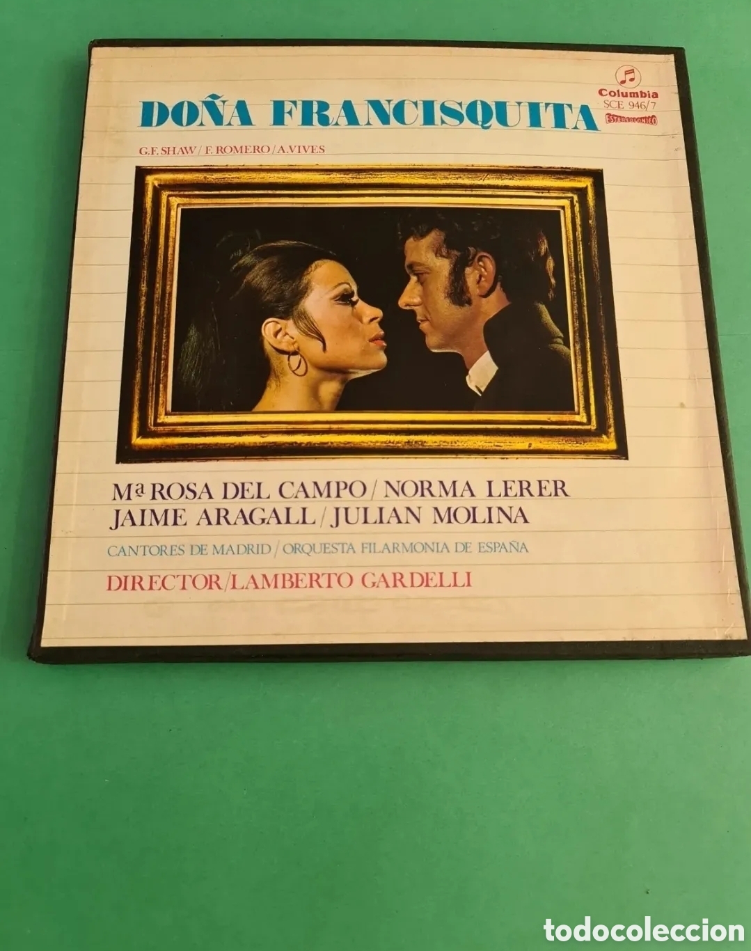 Dischi in vinile: Caja con dos Lp's. Do&ntilde;a Francisquita.