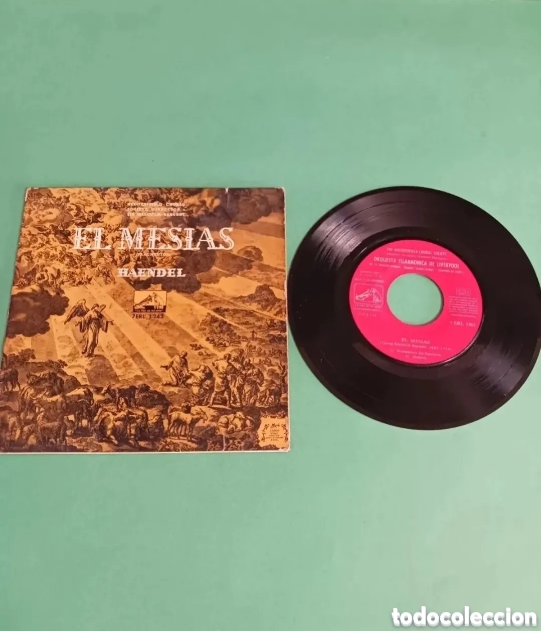 Discos de vinilo: Single EL MESIAS ( Fragmentos) HAENDEL - Foto 4