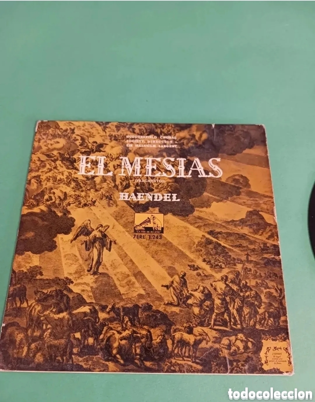 Discos de vinilo: Single EL MESIAS ( Fragmentos) HAENDEL - Foto 1