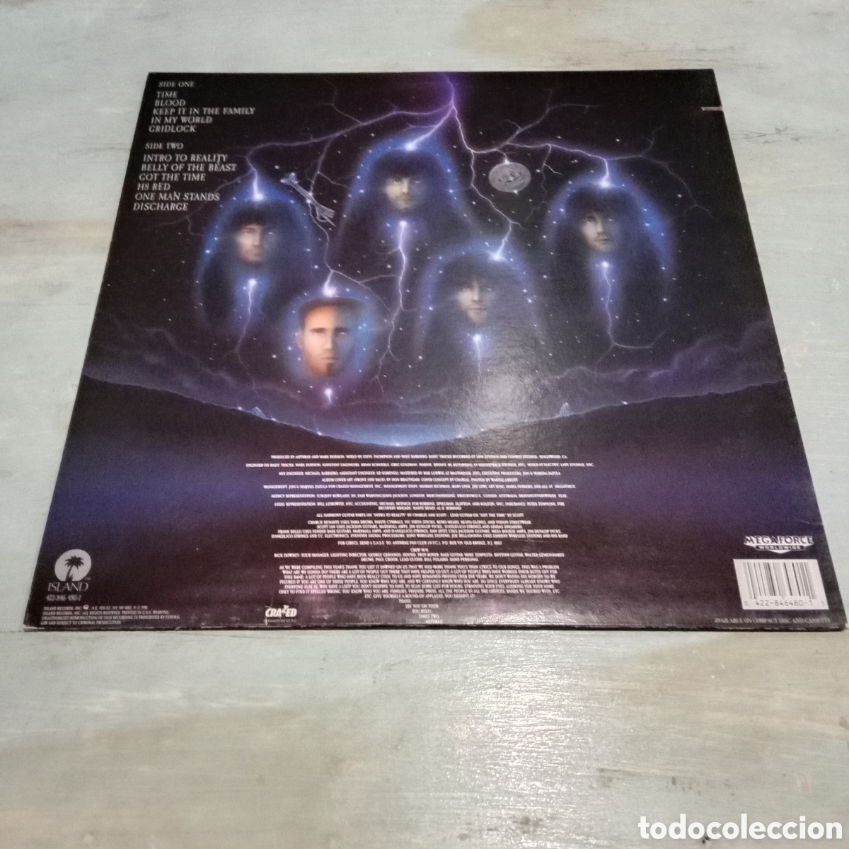 Discos de vinilo: ANTHRAX - PERSISTENCE OF TIME - LP - Foto 2