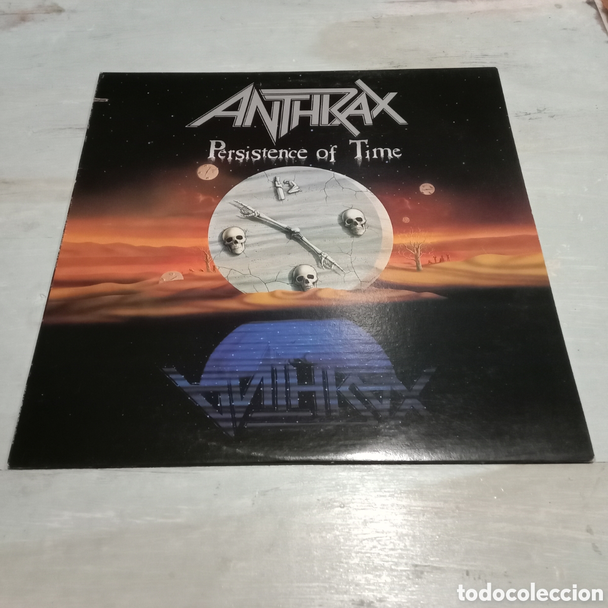 Discos de vinilo: ANTHRAX - PERSISTENCE OF TIME - LP - Foto 1