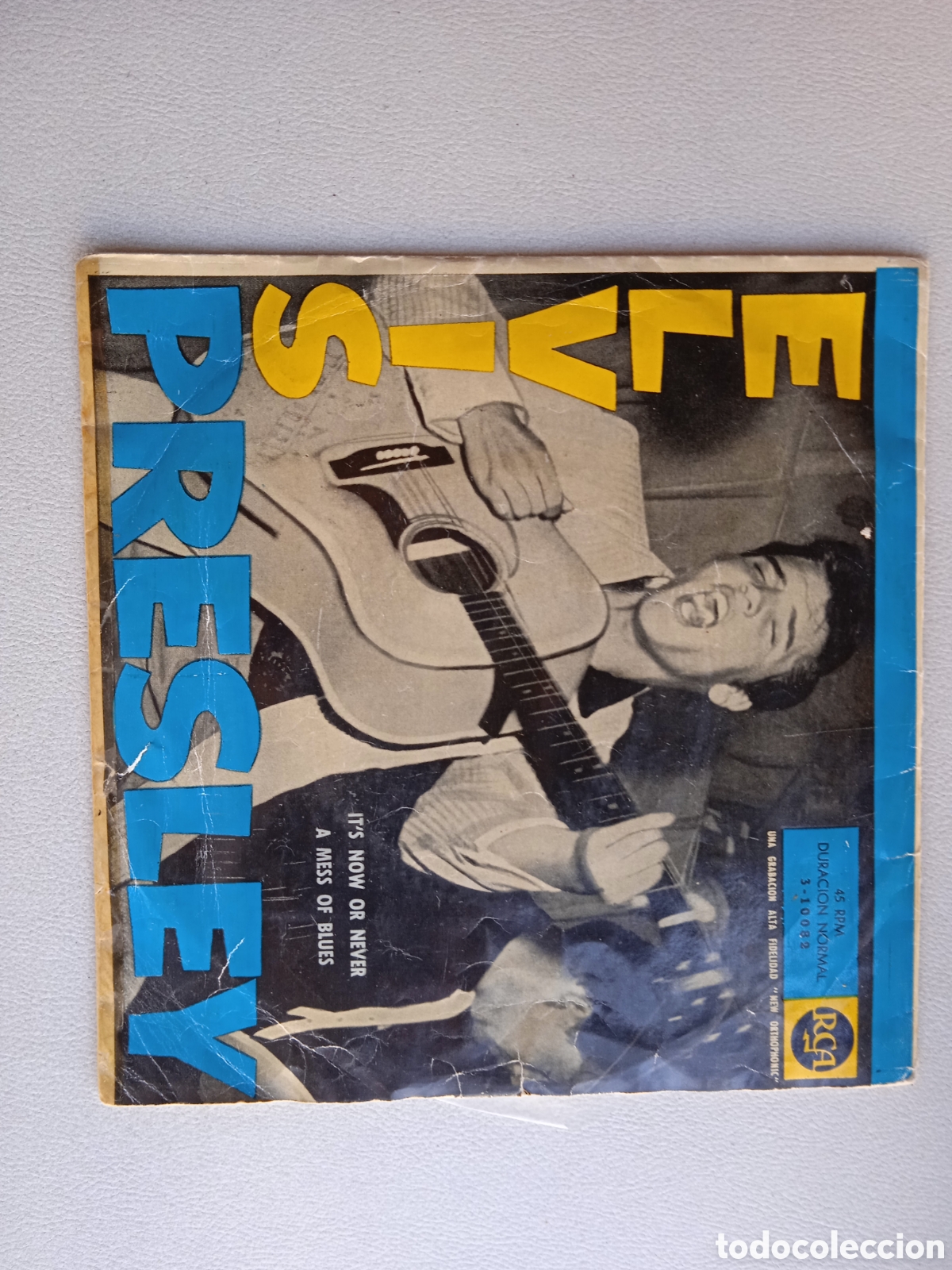 Discos de vinilo: ELVIS PRESLEY / ITS NOW OR NEVER / 1960 / SINGLE - Foto 3