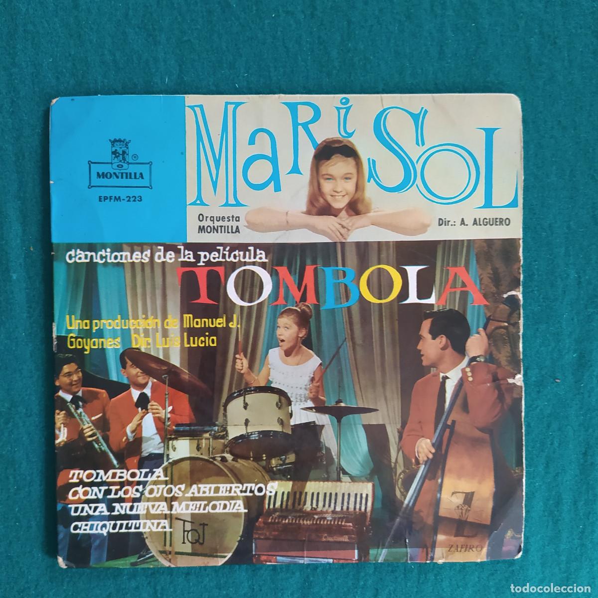 Discos de vinilo: Marisol &ndash; Canciones De La Pel&iacute;cula &rdquo;T&oacute;mbola&rdquo; - Foto 1