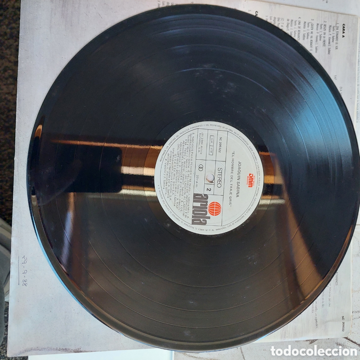 Discos de vinilo: Vinilo Joaquin Sabina 1988 - Foto 7