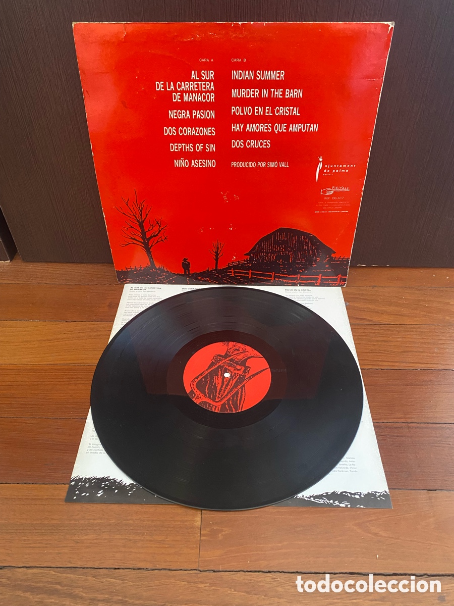 Discos de vinilo: MURDER IN THE BARN - 1990 CON ENCARTE - Foto 2