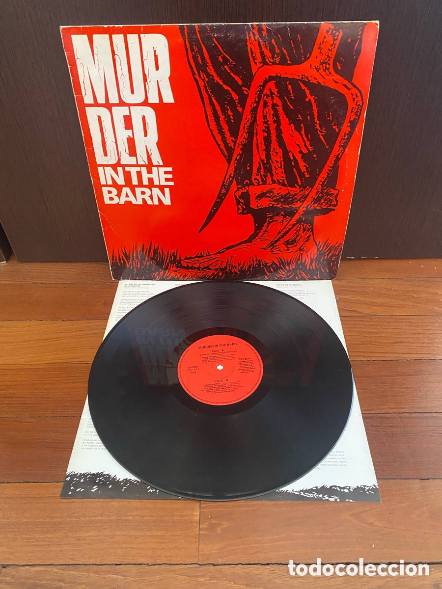 Discos de vinilo: MURDER IN THE BARN - 1990 CON ENCARTE - Foto 1