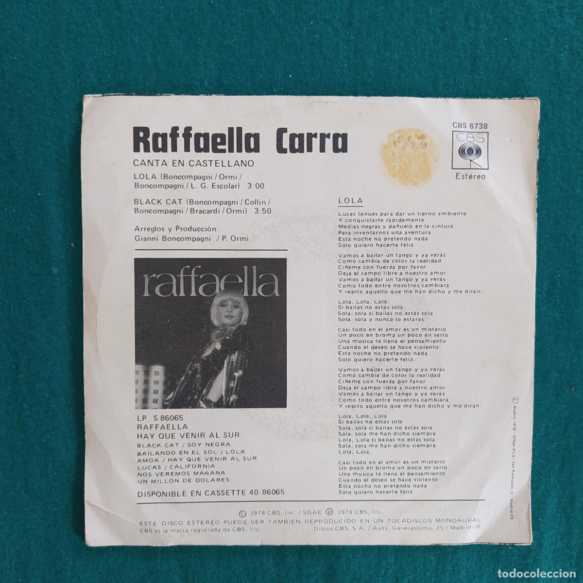 Discos de vinilo: Raffaella Carra &ndash; Lola - Foto 2
