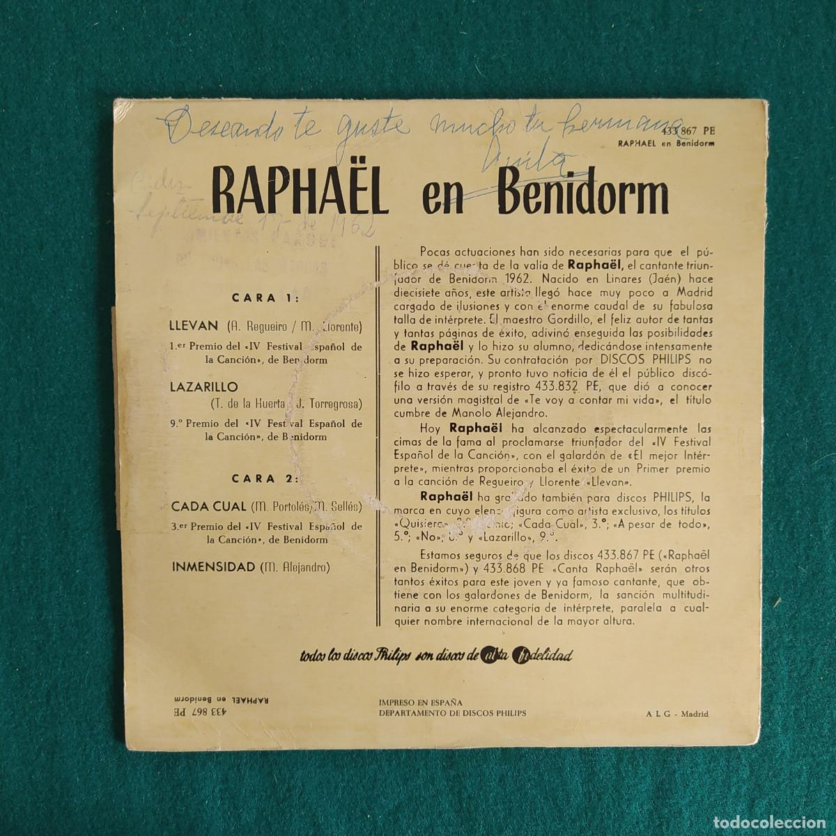 Discos de vinilo: Rapha&euml;l* &ndash; Rapha&euml;l En Benidorm - Foto 2