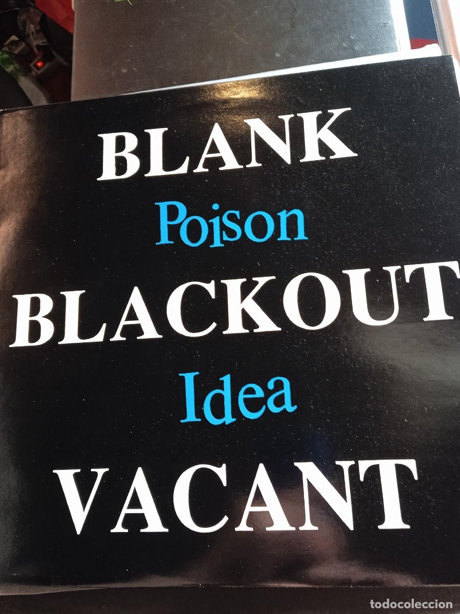 Discos de vinilo: POISON IDEA- BLANK BLACKOUT VACANT. LP - Foto 1