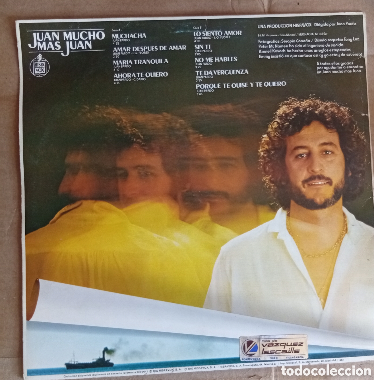 Discos de vinilo: Disco vinilo Lp Juan Pardo - Foto 2
