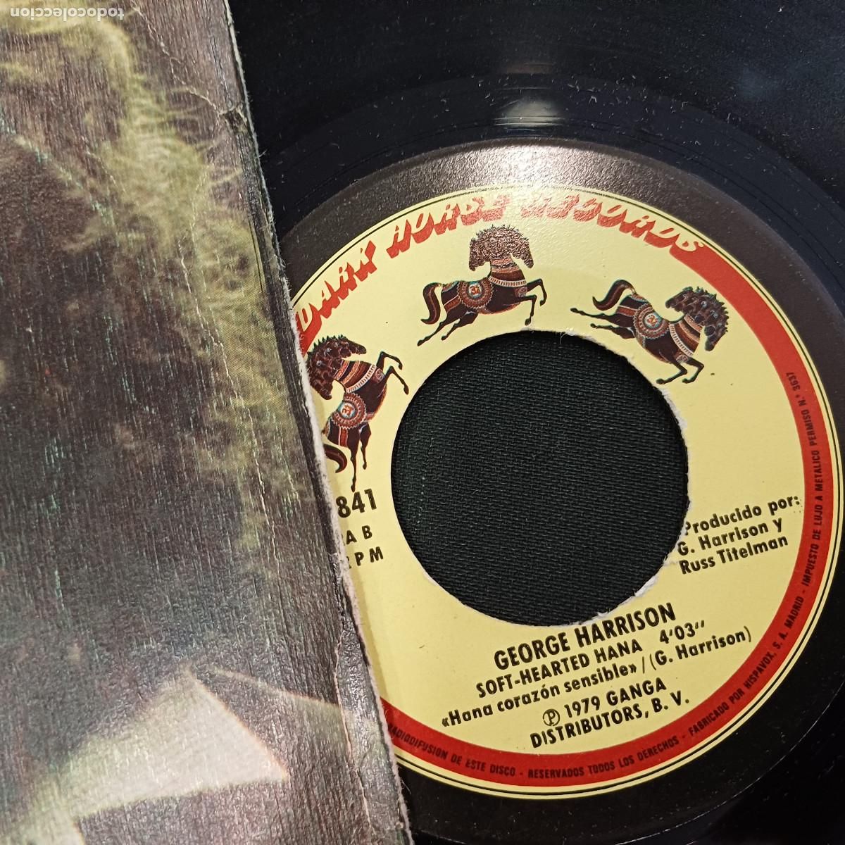 Discos de vinilo: GEORGE HARRISON/BLOW AWAY/SINGLE. - Foto 2