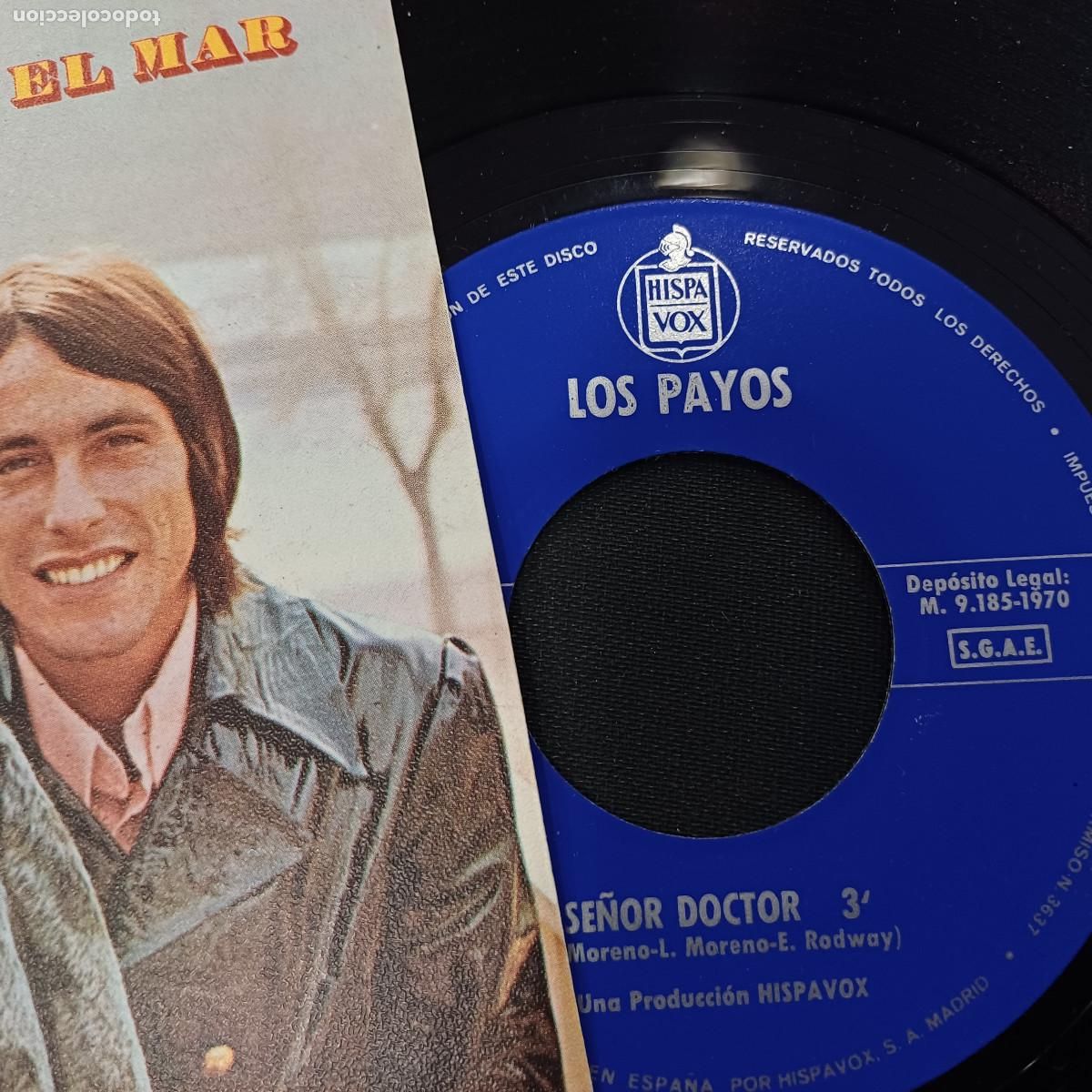Discos de vinilo: LOS PAYOS/SE&Ntilde;OR DOCTOR/SINGLE. - Foto 2