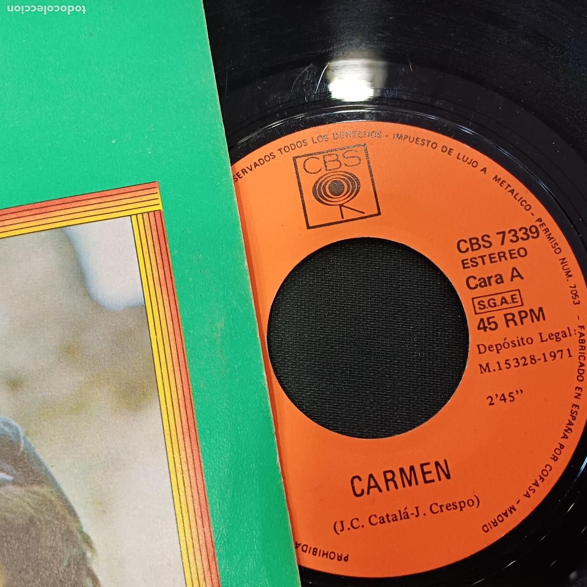 Discos de vinilo: TREBOL/CARMEN/SINGLE. - Foto 2