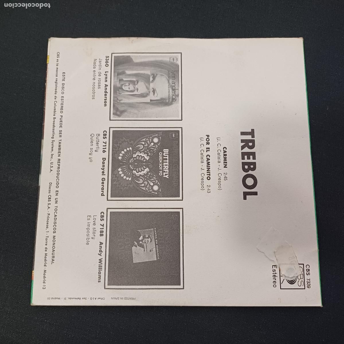 Discos de vinilo: TREBOL/CARMEN/SINGLE. - Foto 3