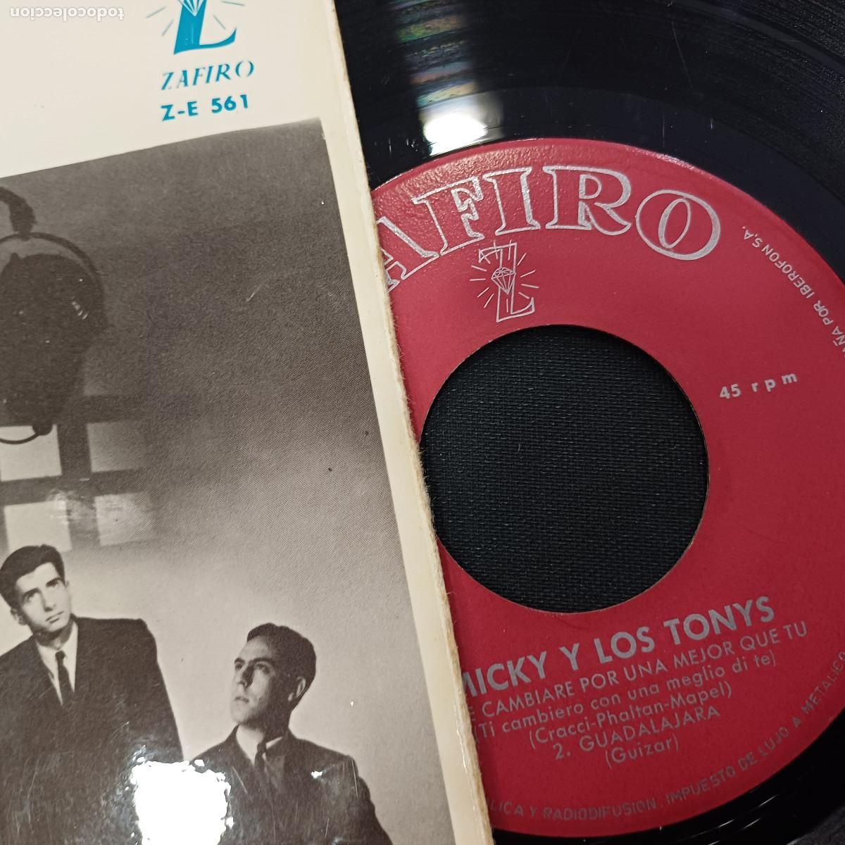 Discos de vinilo: MICKY Y LOS TONYS/SOSPECHA/SINGLE. - Foto 2