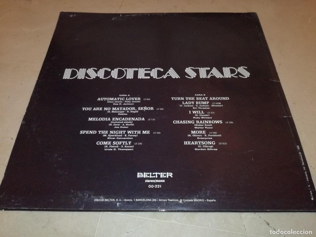 Discos de vinilo: DISCOTECA STARS-ORIGINAL 1978-DEE D. JACKSON, DEBLAS, SILVER CONVENTION - Foto 2