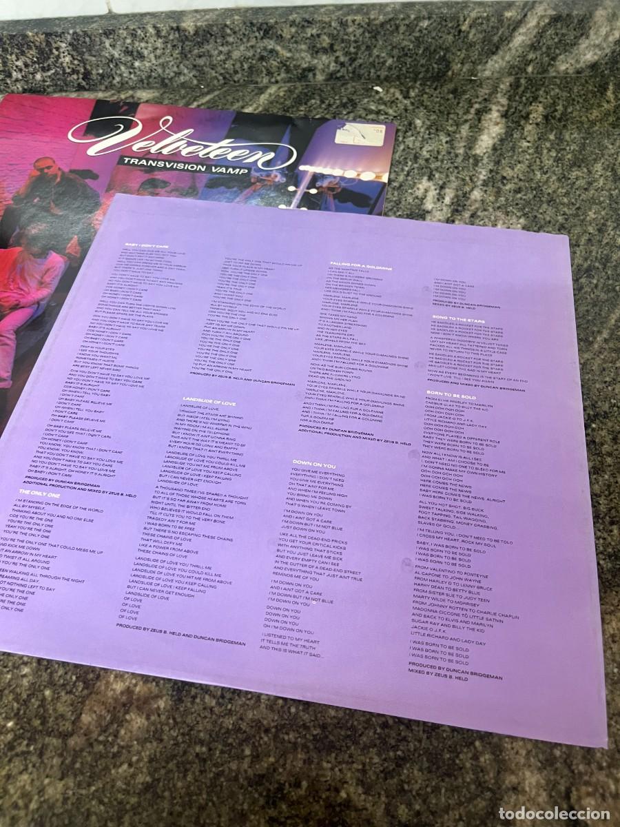 Discos de vinilo: Transvision Vamp Velveteen - Foto 3