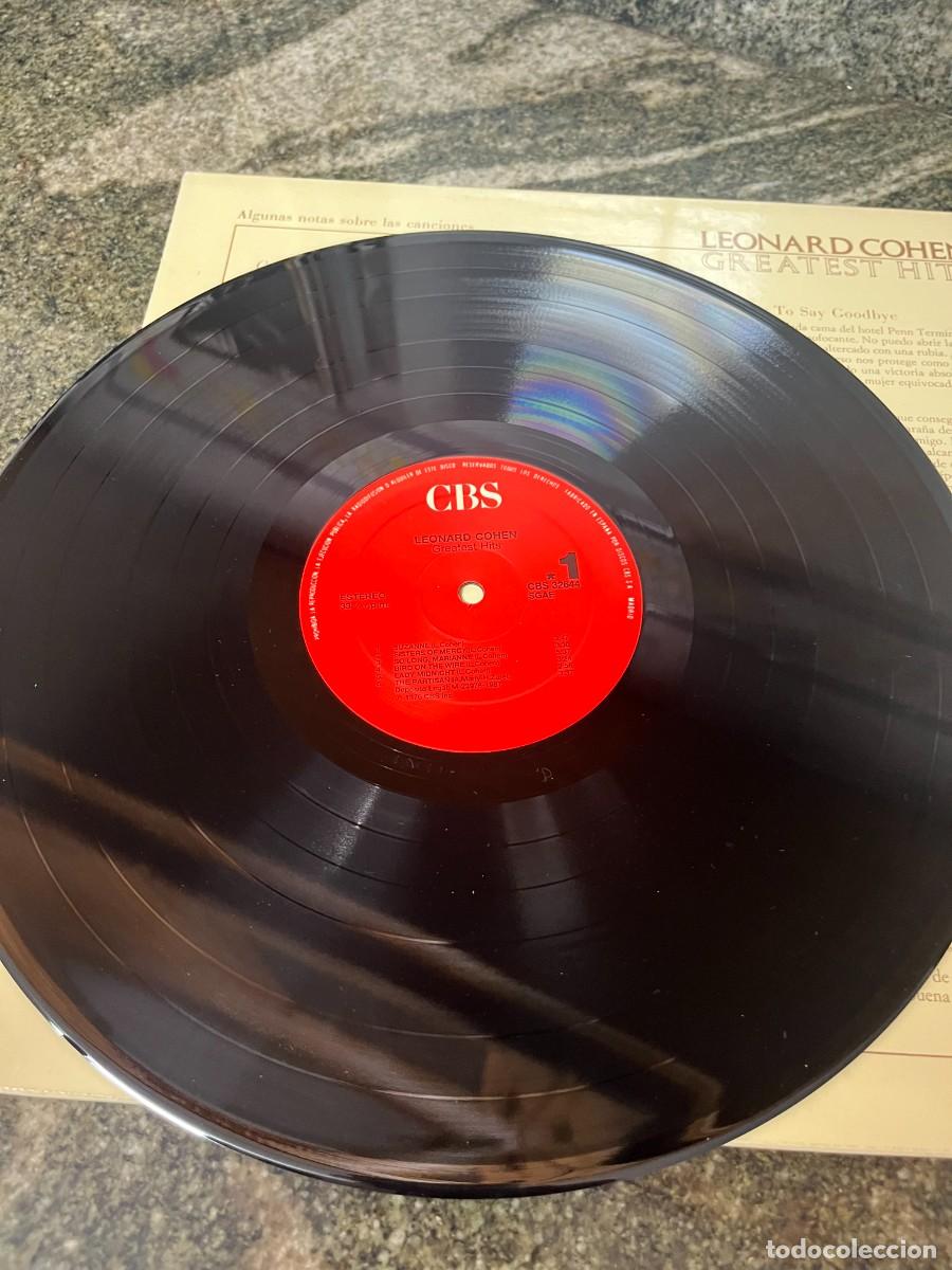 Discos de vinilo: Leonard Cohen Greatest Hits - Foto 3
