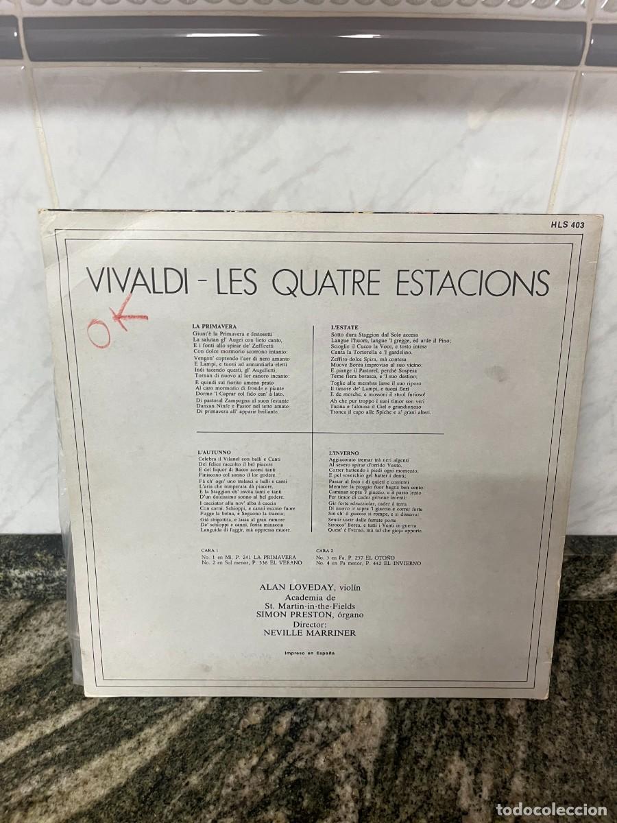 Discos de vinilo: Vivaldi Les Quatre Estacions - Foto 2