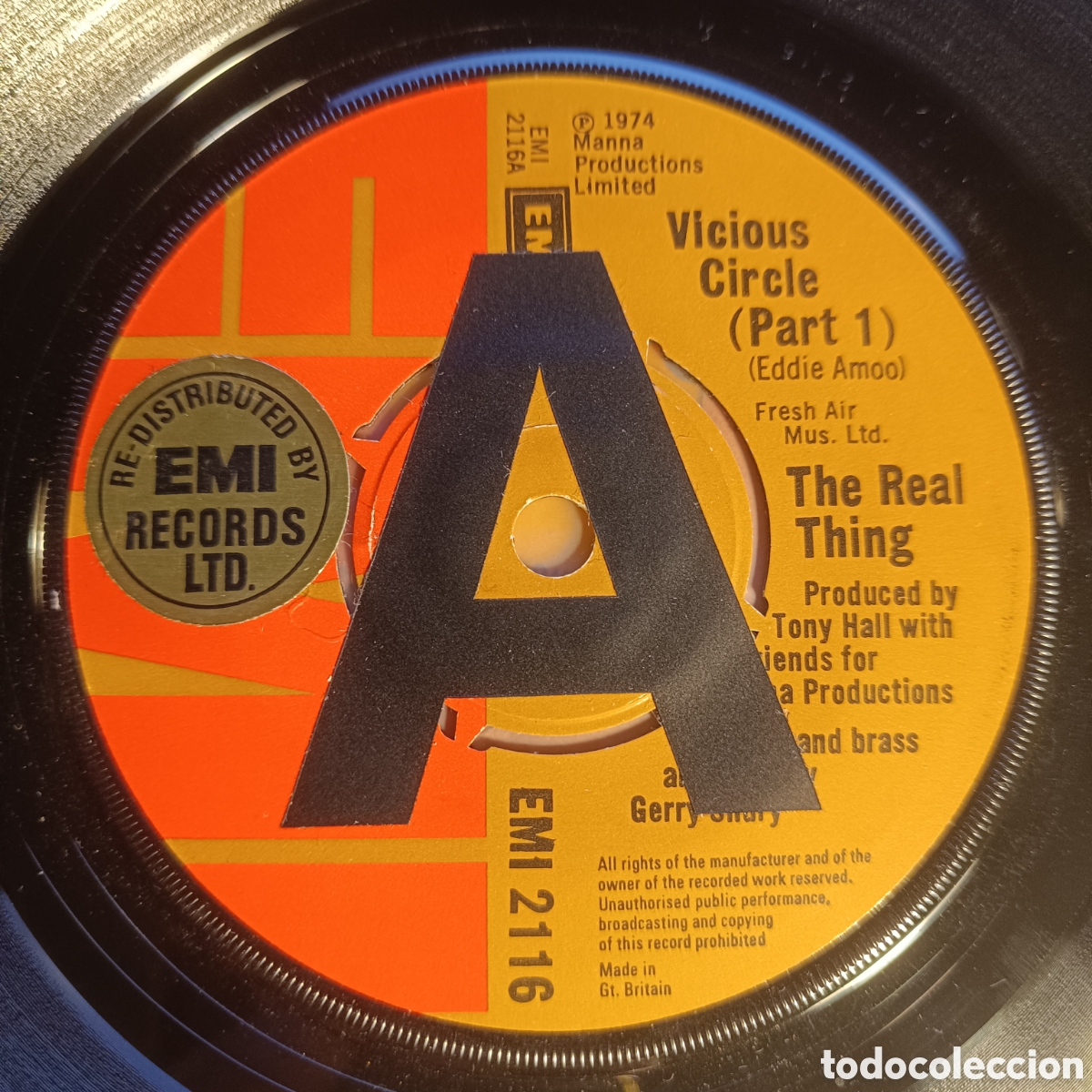 Discos de vinilo: The Real Thing &ndash; Vicious Circle (Promo, Re-distributed) - Foto 1