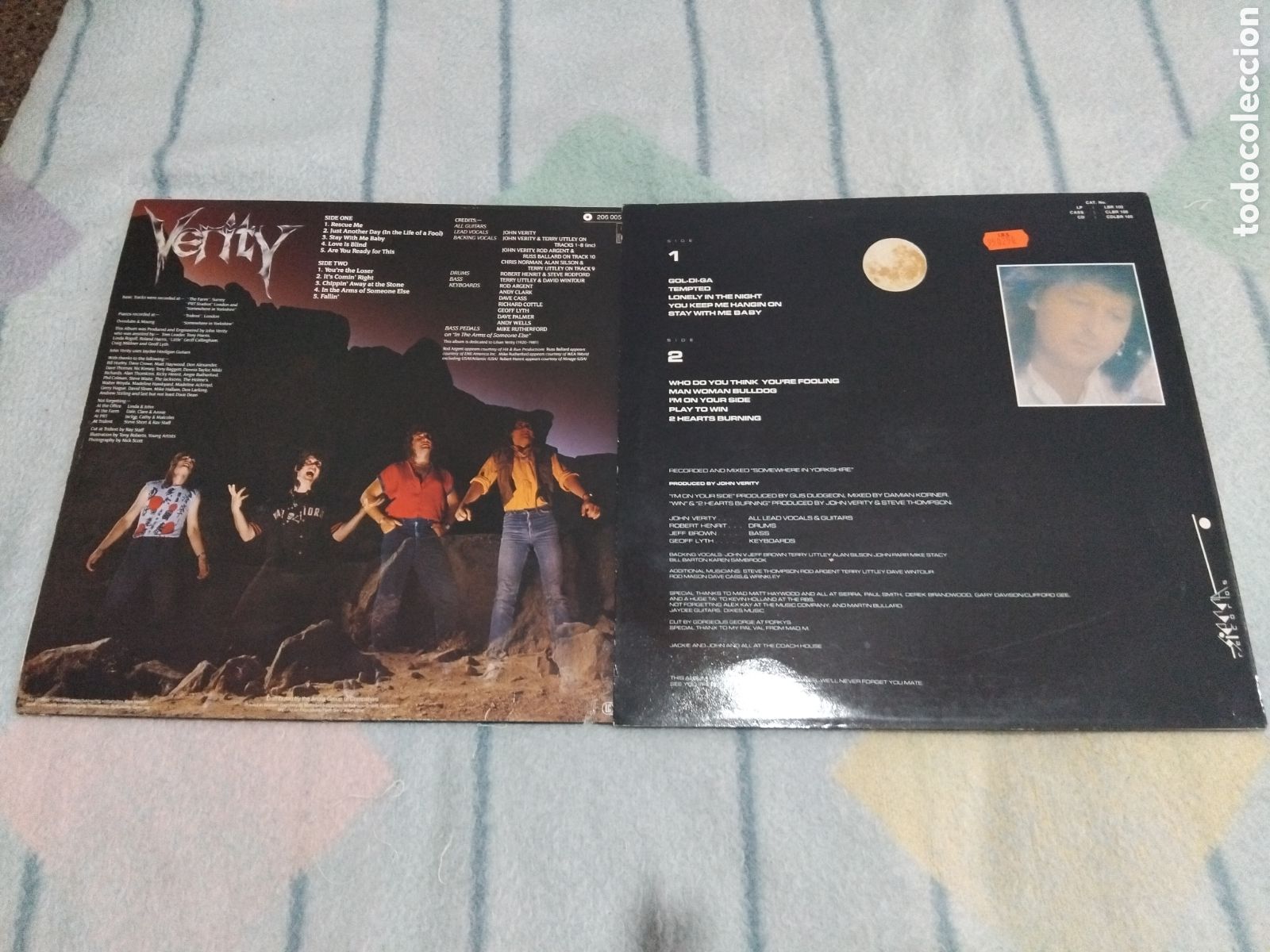 Discos de vinilo: Lote 2 Lps verity (Vinilo) - Foto 2
