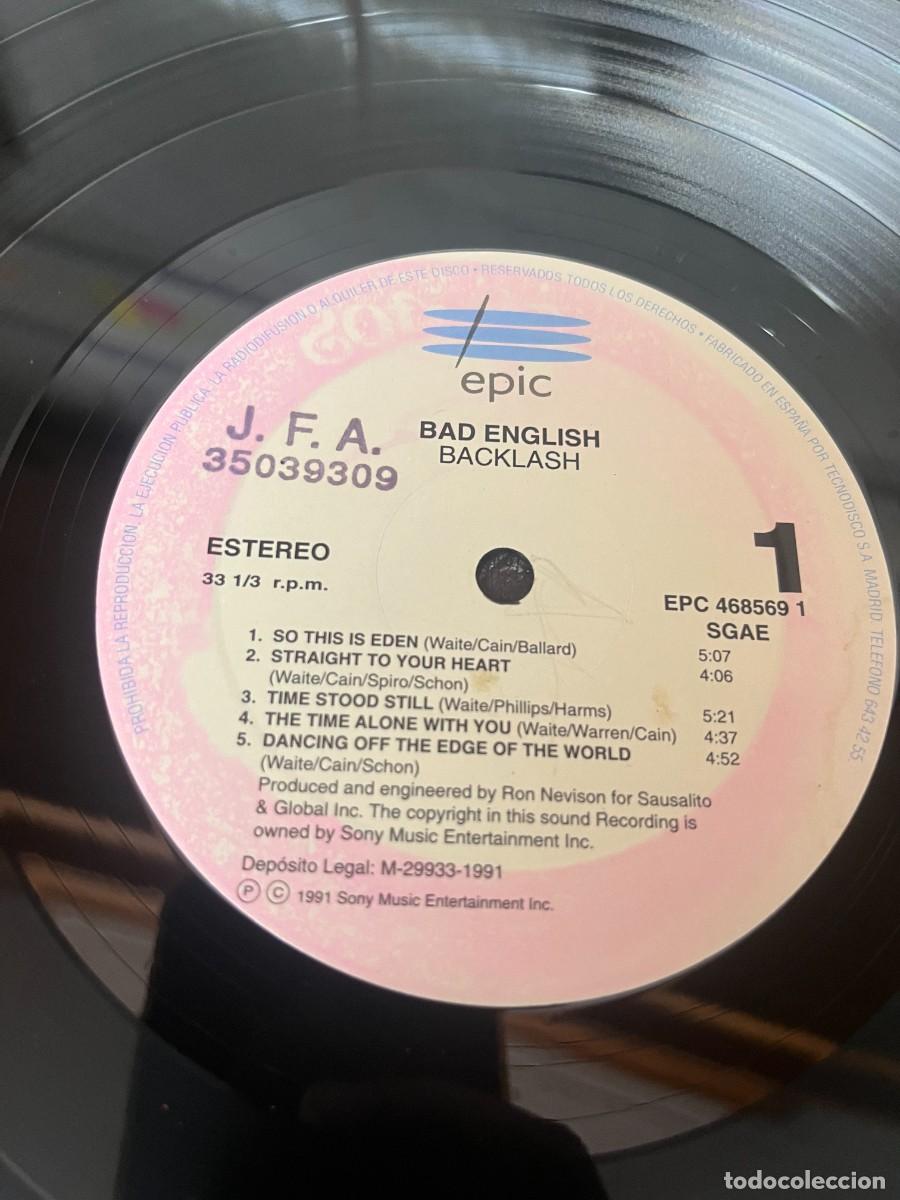 Discos de vinilo: Bad English Backlash . - Foto 4
