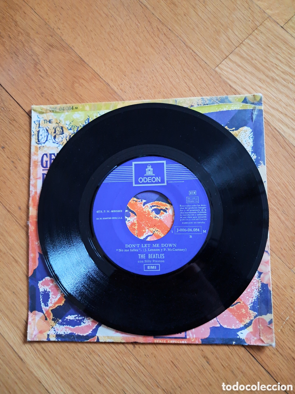 Discos de vinilo: Vinilo 7&rdquo; original Single The Beatles 1969. - Foto 3