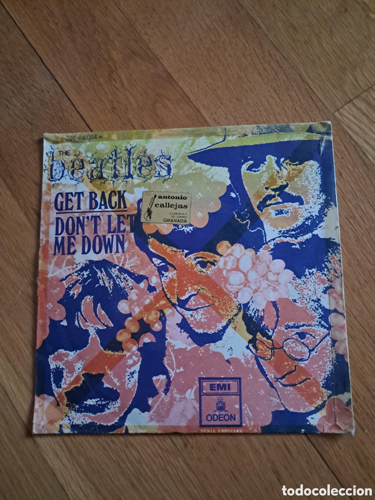 Discos de vinilo: Vinilo 7&rdquo; original Single The Beatles 1969. - Foto 1