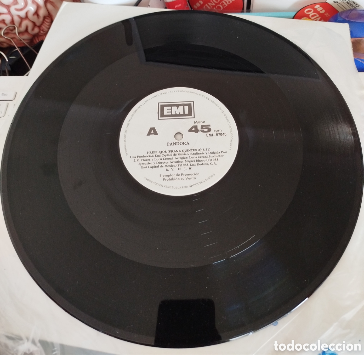 Discos de vinilo: Pandora - Reflejos.( Frank Quintero). Promocional - Foto 2