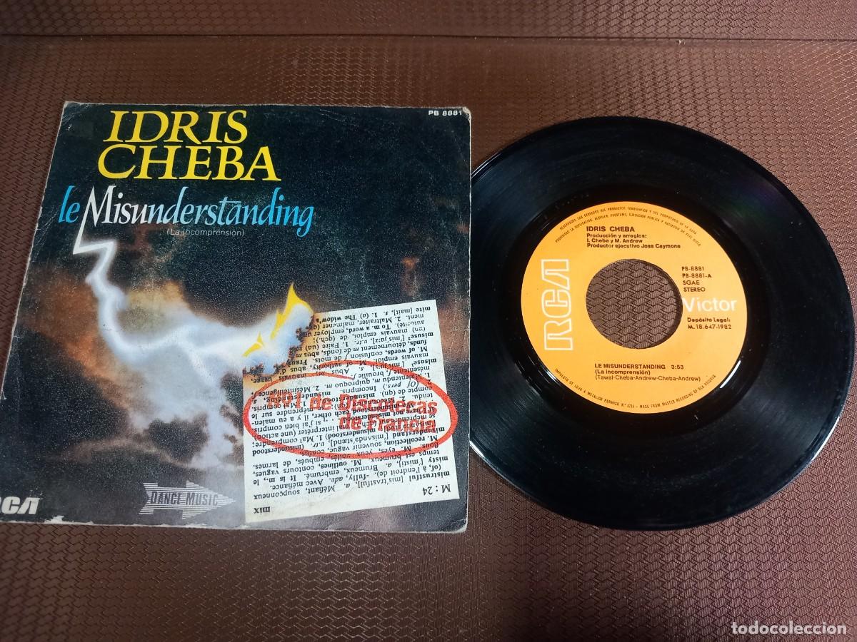 Discos de vinilo: IDRIS CHEBA / LE MISUNDERSTANDING / SINGLE 7 PULGADAS - Foto 1