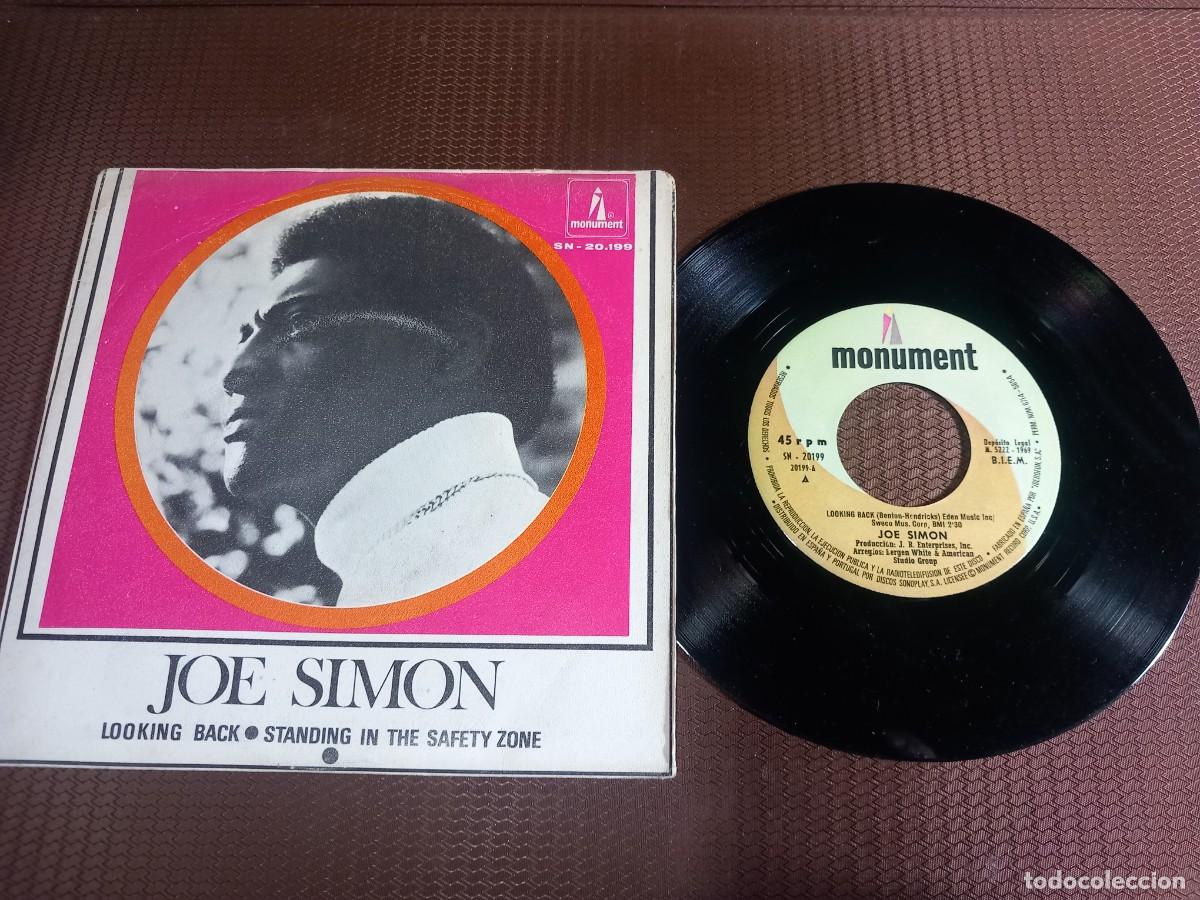 Discos de vinilo: JOE SIMON / LOOKING BACK / SINGLE 7 PULGADAS - Foto 1