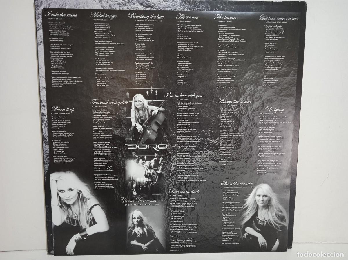 Discos de vinilo: Doro - Classic Diamonds - 2 x LP - Gatefold - Primera Edicion - 2011 - Foto 7